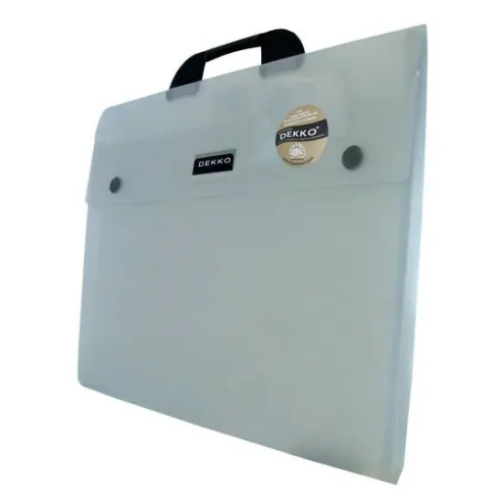 Dekko Crystal White Translucent Folio {1}