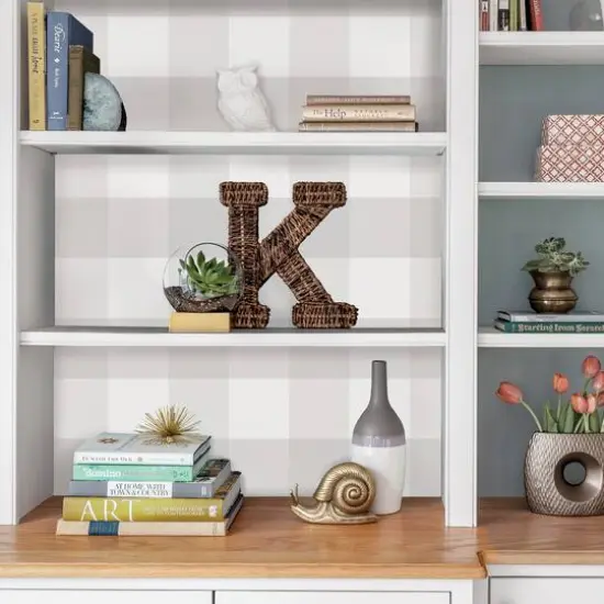 NuWallpaper Farmhouse Plaid Peel & Stick Wallpaper {6}