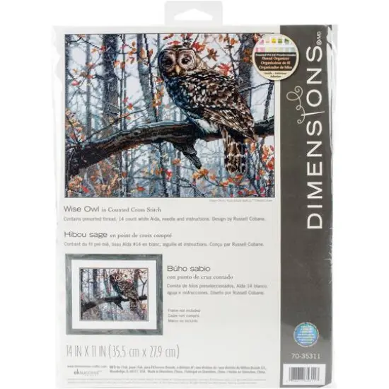 Dimensions&reg; Wise Owl Counted Cross Stitch Kit {1}