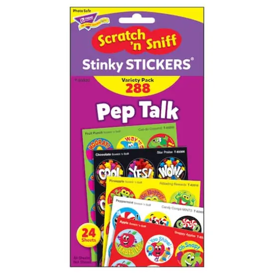 Trend Enterprises&reg; Pep Talk Stinky Stickers&reg; {4}