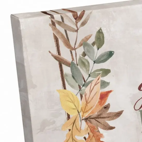 Autumn Porch Swing Canvas Wall Art {4}