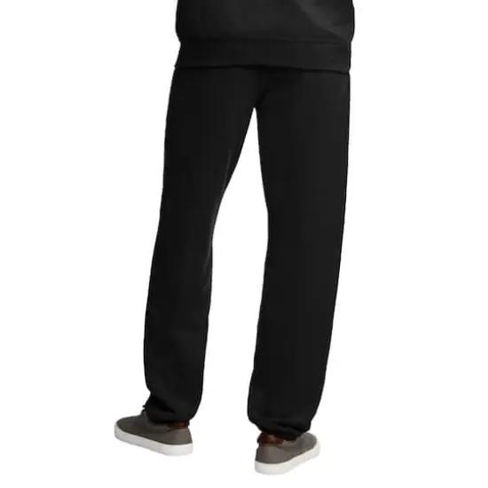 Fruit of the Loom Eversoft Fleece Elastic Bottom Sweatpant Black {6}