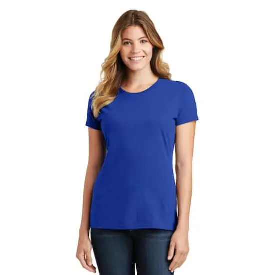 Port & Company&reg; Fan Favorite&trade; Colors Ladies T-Shirt True Royal {4}