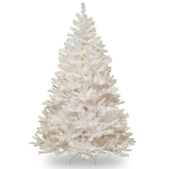 4.5ft. Pre-Lit Winchester White Pine Artificial Christmas Tree, Clear Lights {1}