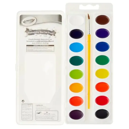 Crayola&reg; Watercolors Pan Set, 16ct. {4}