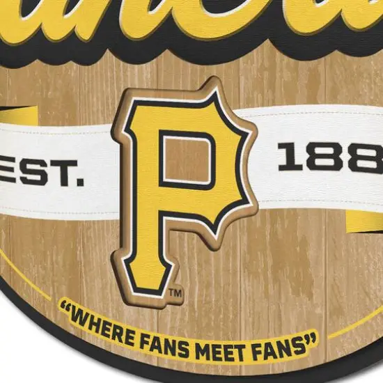 MLB Fan Cave Sign Pittsburgh Pirates {6}