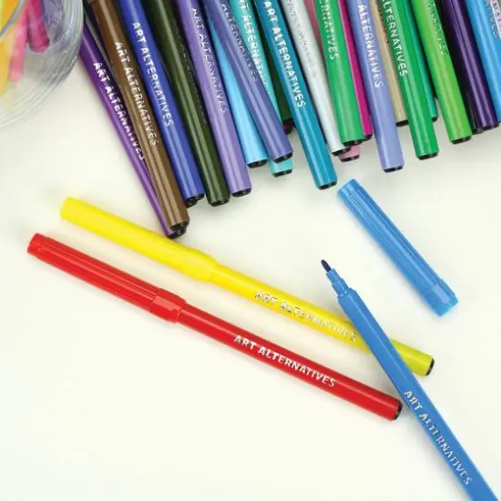 Art Alternatives Fine Tip Marker 100 Color Set {4}