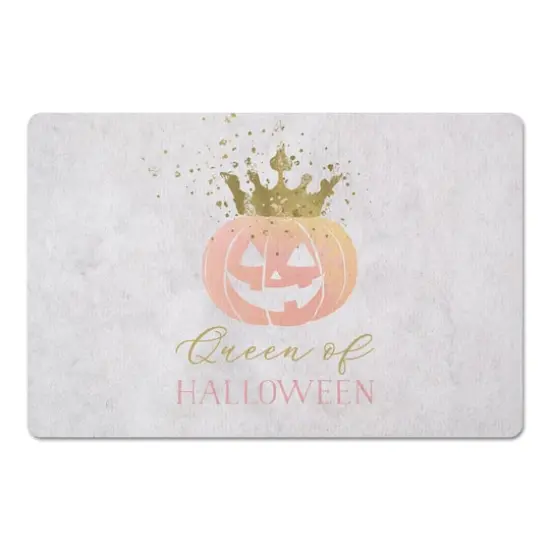 Queen of Halloween Floor Mat {1}