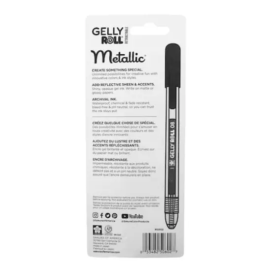 Gelly Roll&reg; Metallic&reg; Medium Retractable Pen Set {4}