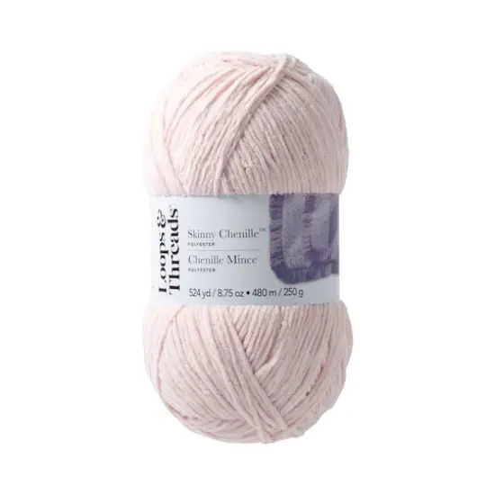 Skinny Chenille&trade; Yarn by Loops & Threads&reg; Piglet {1}