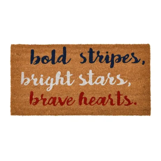 Hello Honey&reg; Bold Bright Brave Coir Doormat {1}