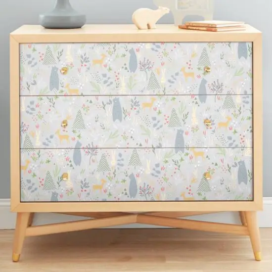 RoomMates Light Gray Spring Forest Pals Peel & Stick Wallpaper {6}
