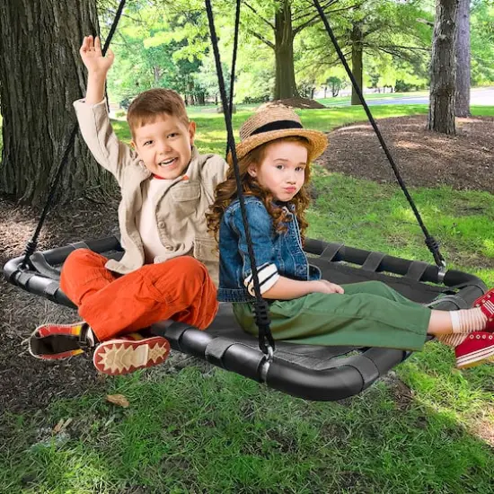 Sorbus Rectangular Platform Swing {3}