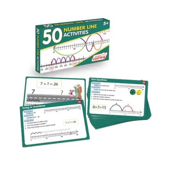 Junior Learning&reg; 50 Number Line Activities Learning Set {3}