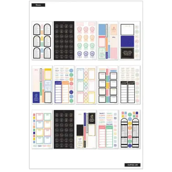 The Classic Happy Planner&reg; Essential Home Value Pack Stickers {3}