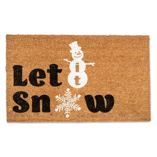 Let it Snow Snowman Doormat {1}