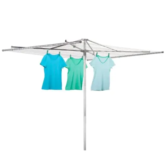 Honey Can Do 210ft. Aluminum Outdoor Umbrella Dryer {1}