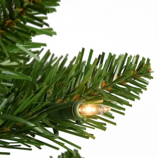 9ft. Pre-Lit Peyton Spruce Artificial Christmas Tree, Clear Lights {4}