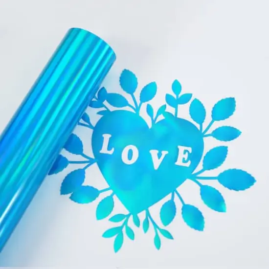 Foil Heat Transfer Vinyl by Make Market&reg; Iridescent Blue {4}