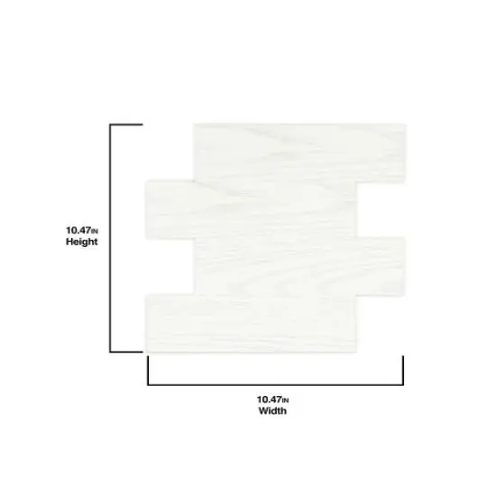 WallPops Faux Wood Whitewash Peel & Stick Wall Tiles {8}