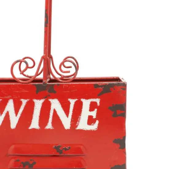 15" Metal Vintage Wine Holder Set {11}