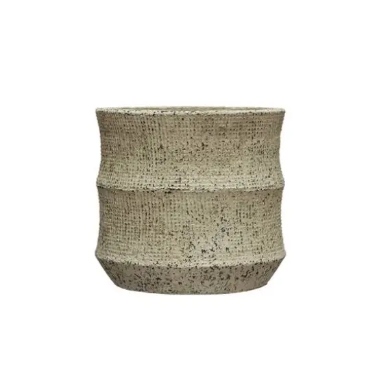 Hello Honey&reg; 7'' Textured Sandstone Planter {1}