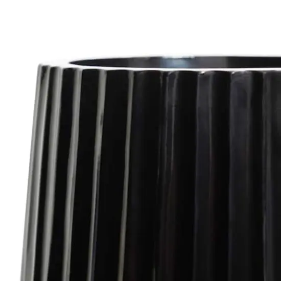24" Black Modern Vase {4}