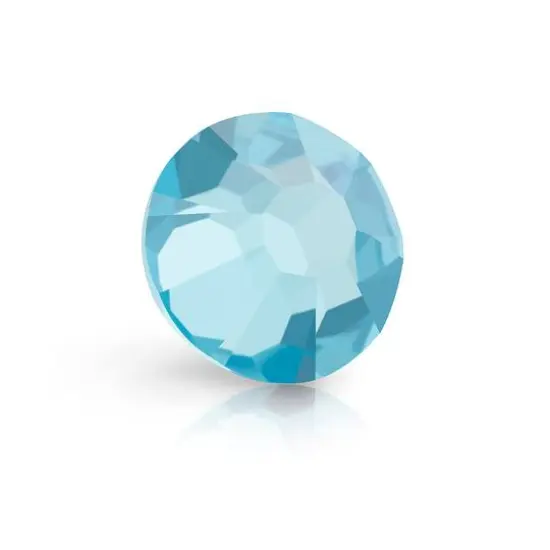 Preciosa MAXIMA SS20 Flatback Hotfix Czech Crystals, 144ct. Aquamarine {4}