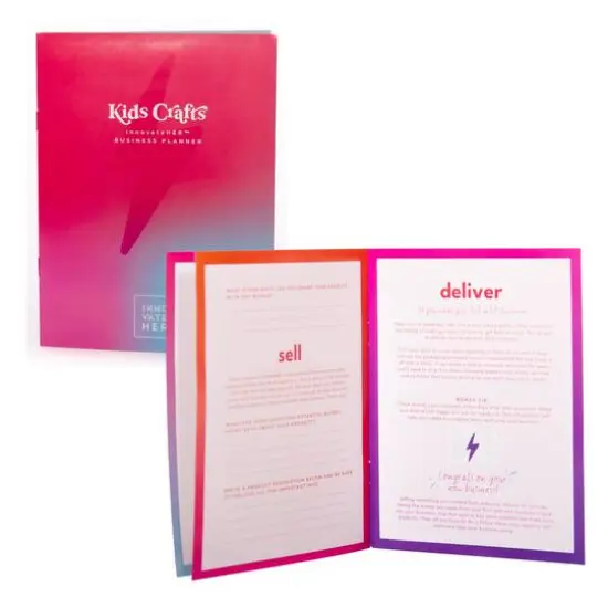 Kids Crafts Make & Sell Cupcake Topper Business Craft Kit {8}