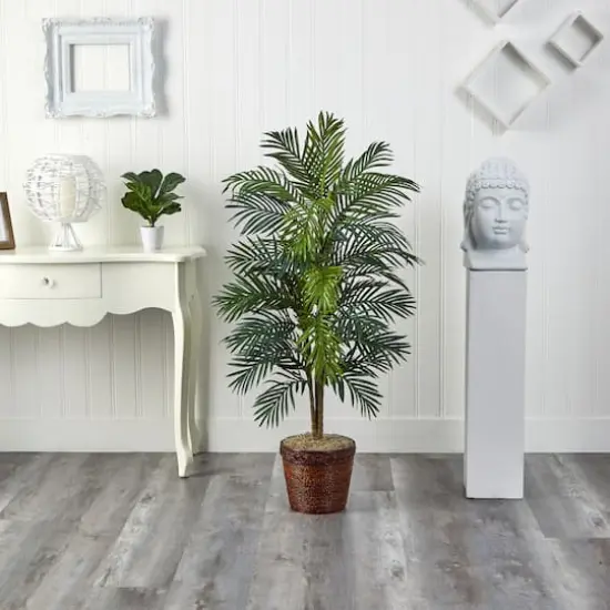 4.6ft. Areca Palm Tree with Basket {5}