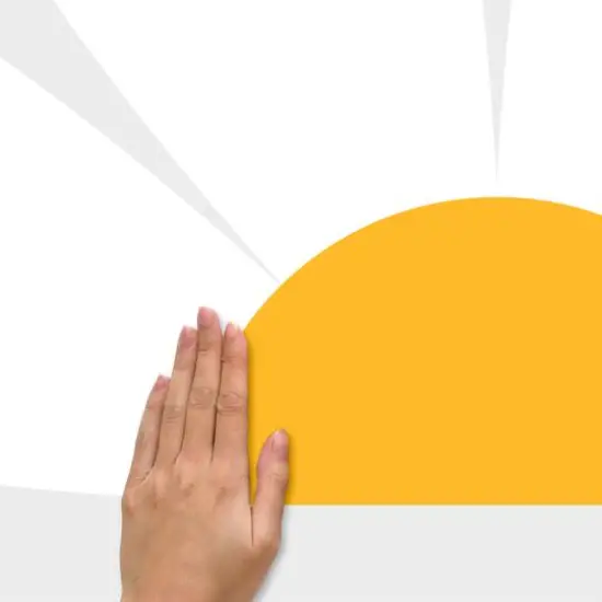 RoomMates Daisy Headboard Peel & Stick Giant Wall Decal Set {7}