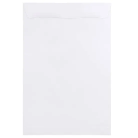 JAM Paper 10" x 15" White Open End Catalog Envelopes {1}