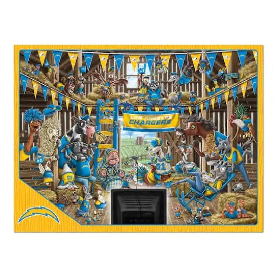 NFL Barnyard Fans 500 Piece Puzzle Las Vegas Raiders {5}