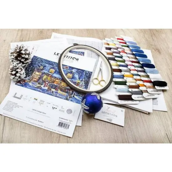 Letistitch Cottage Glow Counted Cross Stitch Kit {9}