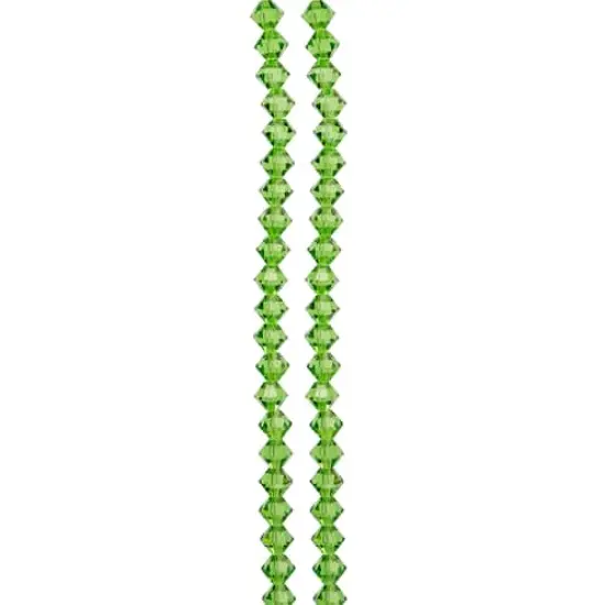 Preciosa Glass Crystal Bicone Beads, 6mm by Bead Landing&trade; Peridot {4}