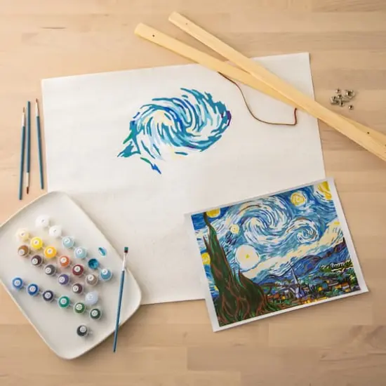 Van Gogh Starry Night Paint-by-Number Kit by Artist's Loft&trade; Necessities&trade;  {3}