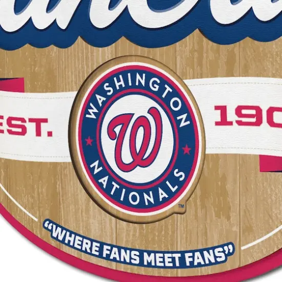 MLB Fan Cave Sign Washington Nationals {6}