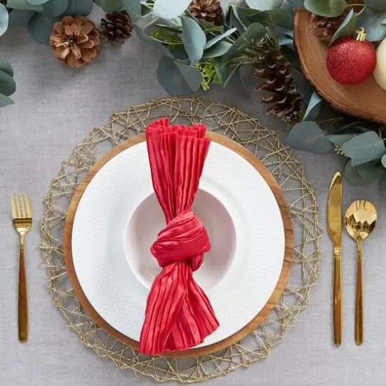 Red Satin Knot Np, 6ct. {6}