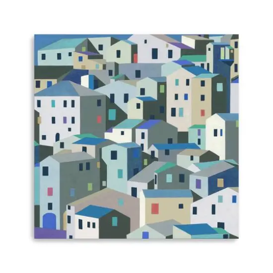 Quiet Village Canvas Giclee {1}