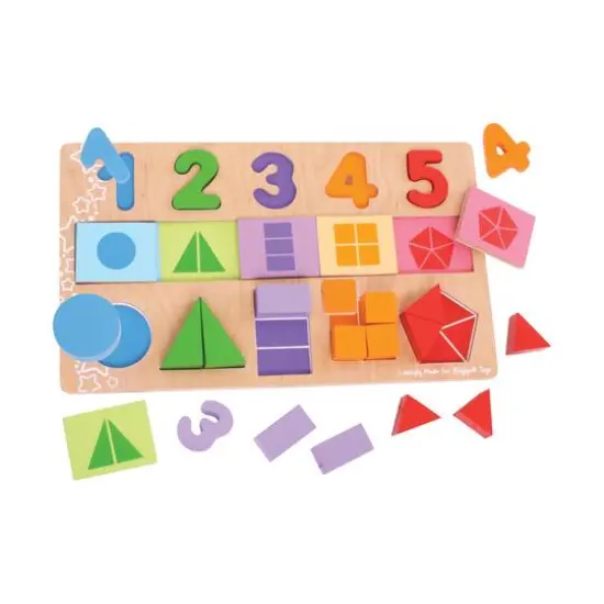 Bigjigs&reg; Wooden My First Fractions Puzzle {3}