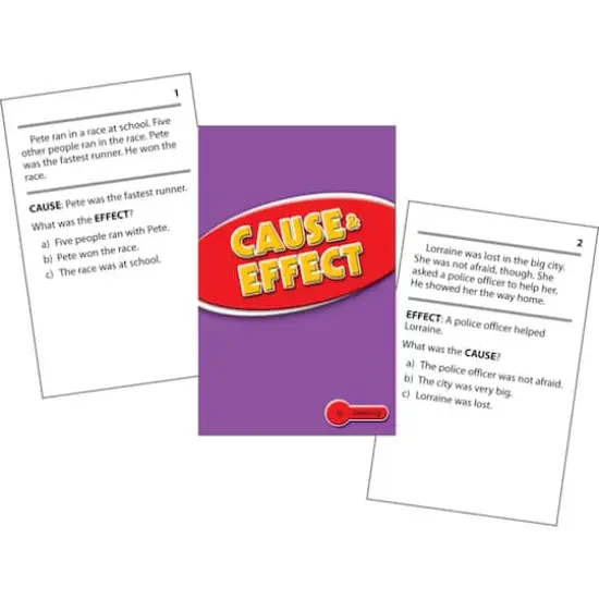 Edupress&reg; Cause & Effect Practice Cards, Levels 2.0-3.5 {3}
