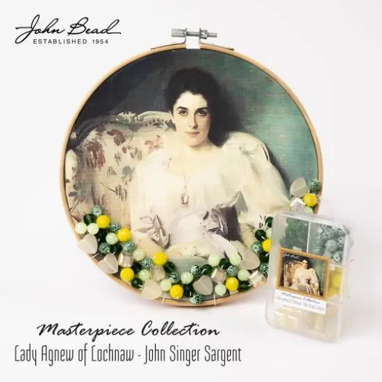 John Bead Masterpiece Collection Glass Bead Box Mix Lady Agnew of Lochnaw/John Singer Sargent {5}