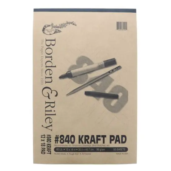 Borden & Riley&reg; No.840 Kraft Pad {1}
