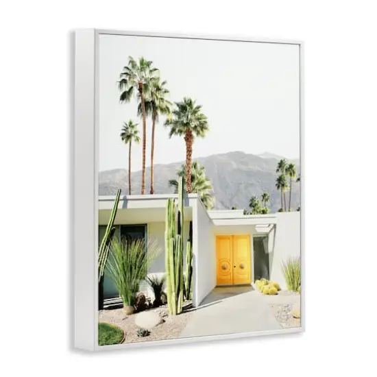 Stupell Industries Palm Springs House Photography Framed Giclee Art White {4}