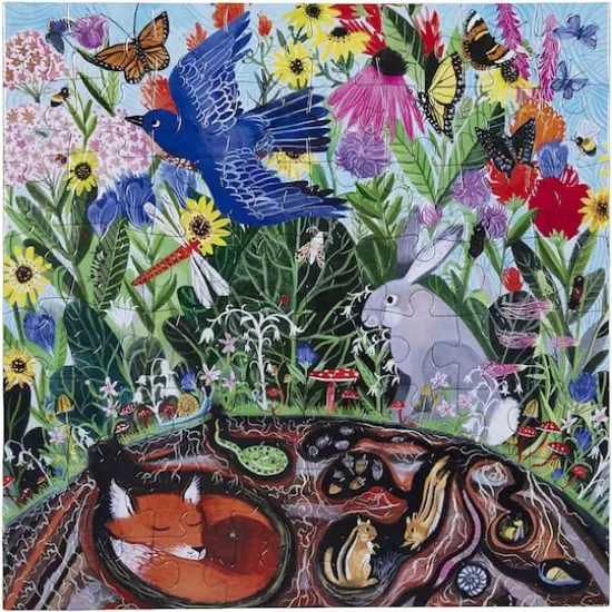 eeBoo Wild Things 64 Piece Jigsaw Puzzle {1}