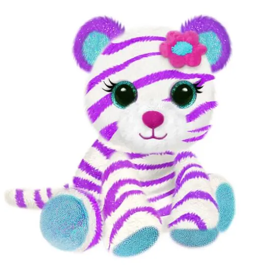 First and Main Fanta Zoo White Tiger Plush Stuffed Animal {1}