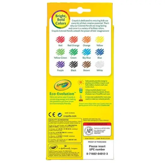Crayola&reg; Colored Pencils, 6 Packs of 12 {6}