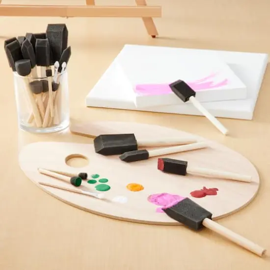 Foam Brush Variety 25 Piece Set by Craft Smart&reg; {3}