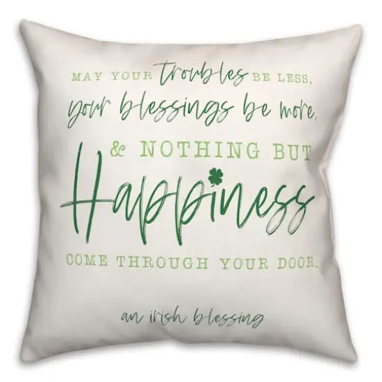Irish Blessing Throw Pillow {1}
