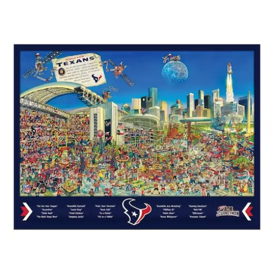 Joe Journeyman NFL 500 Piece Jigsaw Puzzle Houston Texans {6}